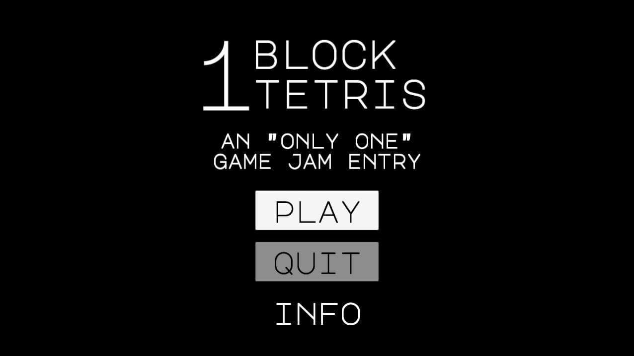 1 Block Tetris screenshot 2