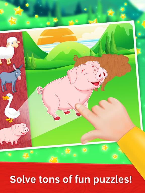 Baby Puzzles. Farm Animals screenshot 2