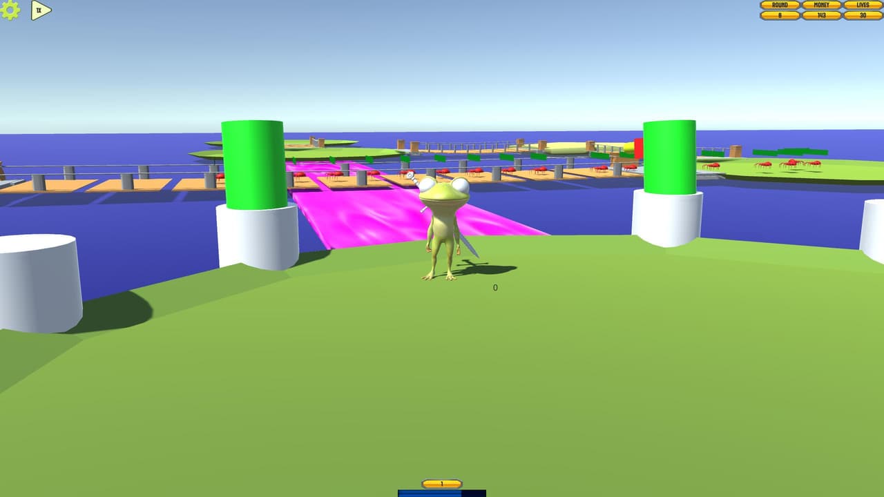 Karate Toad Tower Defense screenshot 2