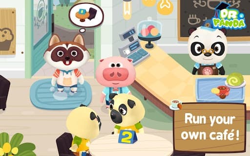 Dr. Panda Café Freemium screenshot 2
