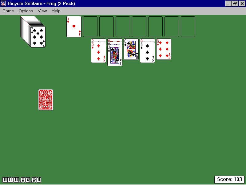 Bicycle Solitaire for Windows screenshot 4