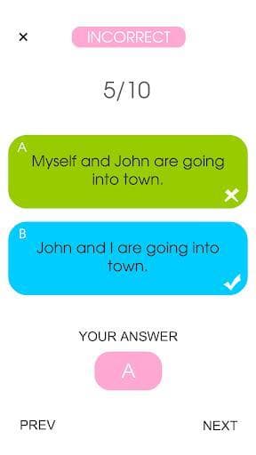 My English Grammar Test screenshot 5