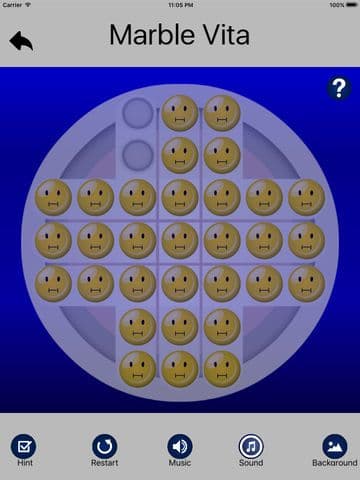 Marble Vita Free - Play With Peg Solitaire screenshot 4