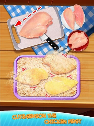 Deep Fried Crispy Chicken Parmesan - Street Food screenshot 2