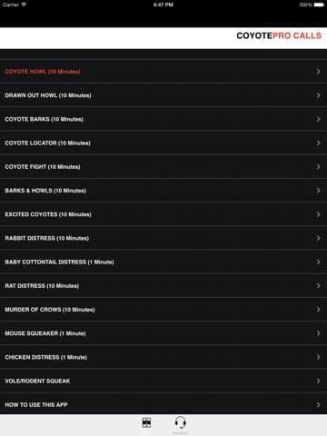 Coyote Hunting Calls - Ad Free- BLUETOOTH COMPATIBLE screenshot 3