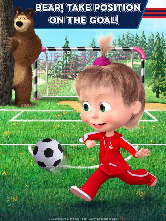 Masha and the Bear Soccer Game