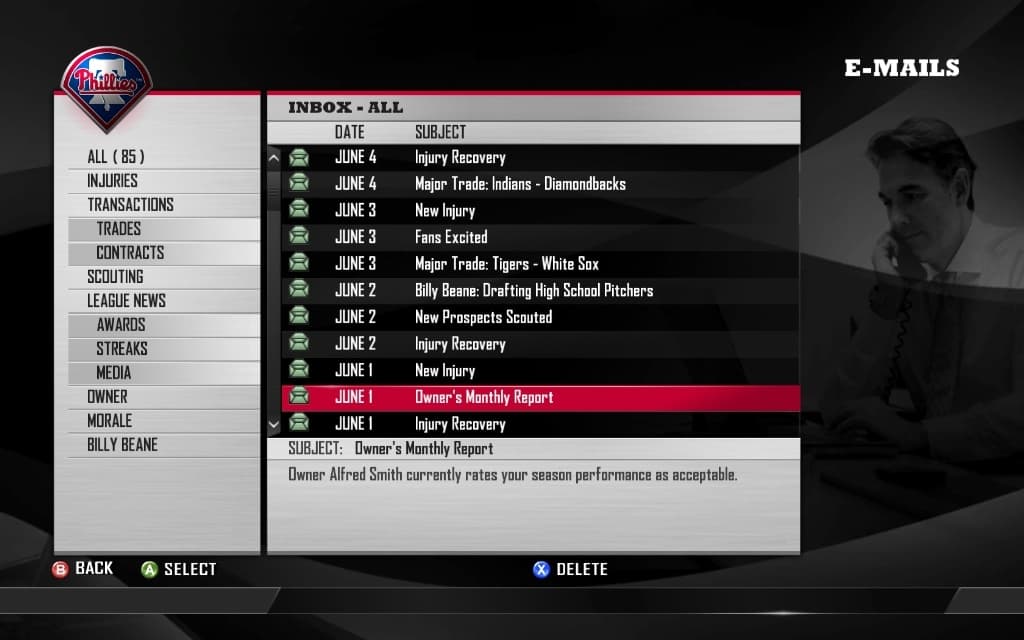 MLB Front Office Manager screenshot 6
