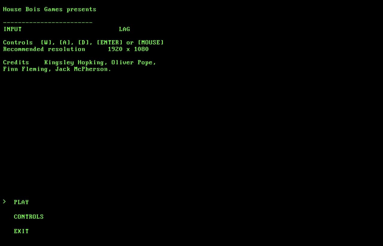 INPUT LAG screenshot 2