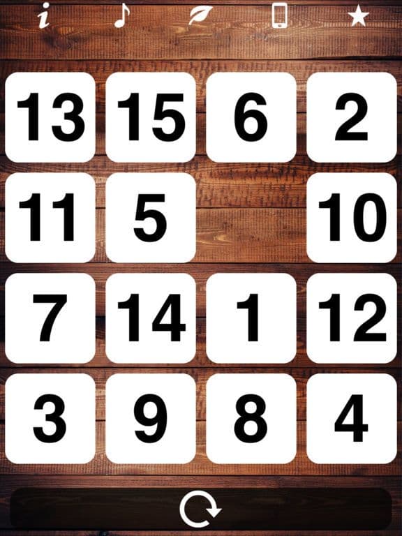 15 Puzzle Sliding Number Game screenshot 3