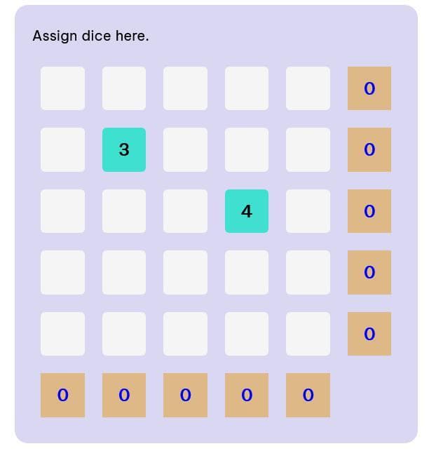Full House Dice screenshot 2
