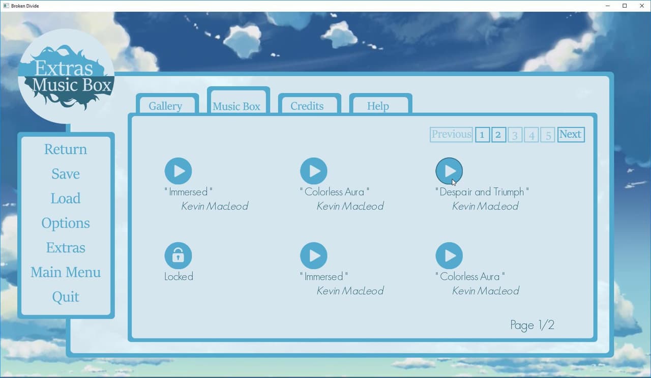 Broken Divide - UI Demo screenshot 2