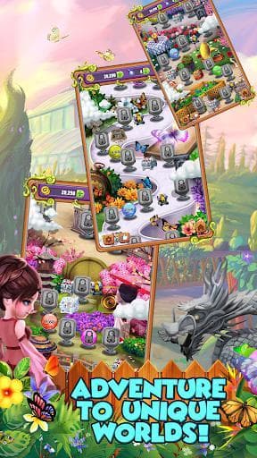 Mahjong Gardens: Butterfly World screenshot 2