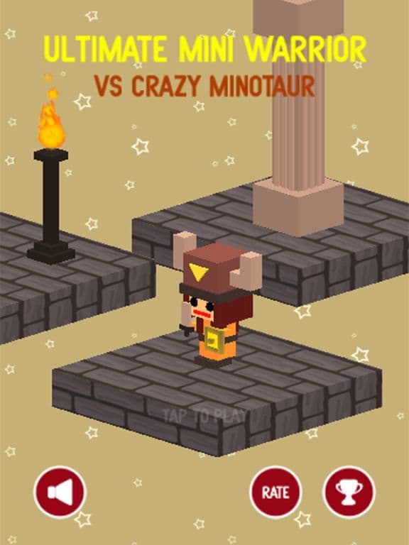 Ultimate Mini Warrior VS Crazy Minotaur in Dungeon Madness screenshot 2