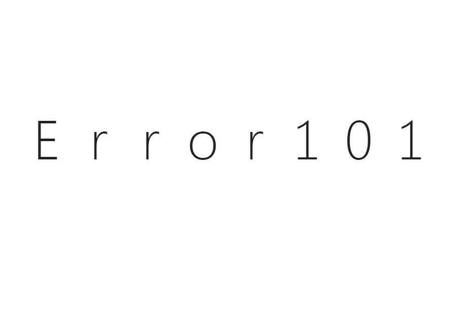 Error101