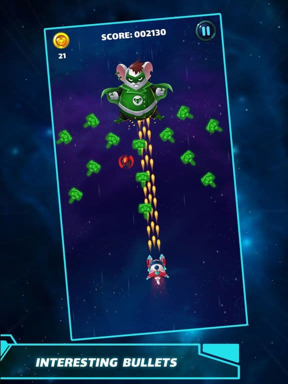 Cat Shooter: Space Attack screenshot 2