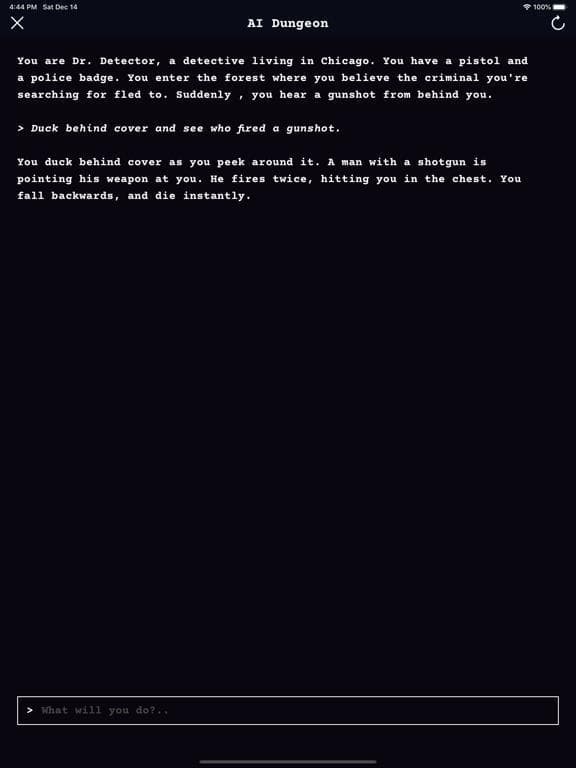 AI Dungeon screenshot 6
