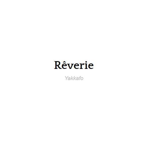 Rêverie