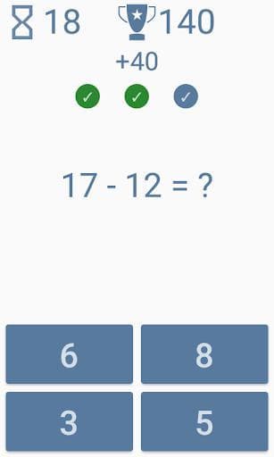 Addition and subtraction screenshot 5