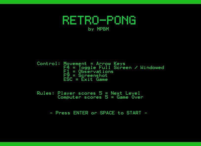 RETRO-PONG screenshot 2
