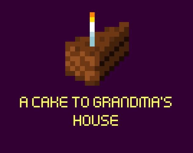 A cake to grandmas house