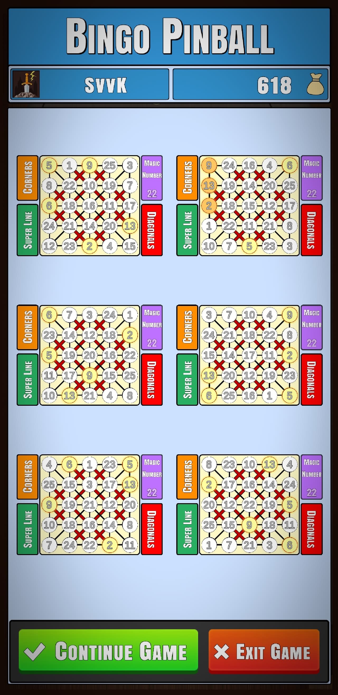 Bingo Pinball screenshot 2