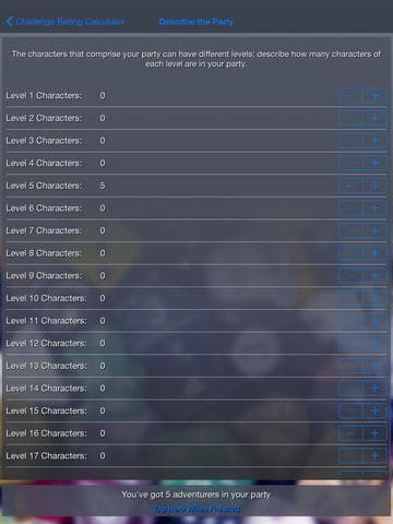 Encounter Challenge Calc screenshot 2