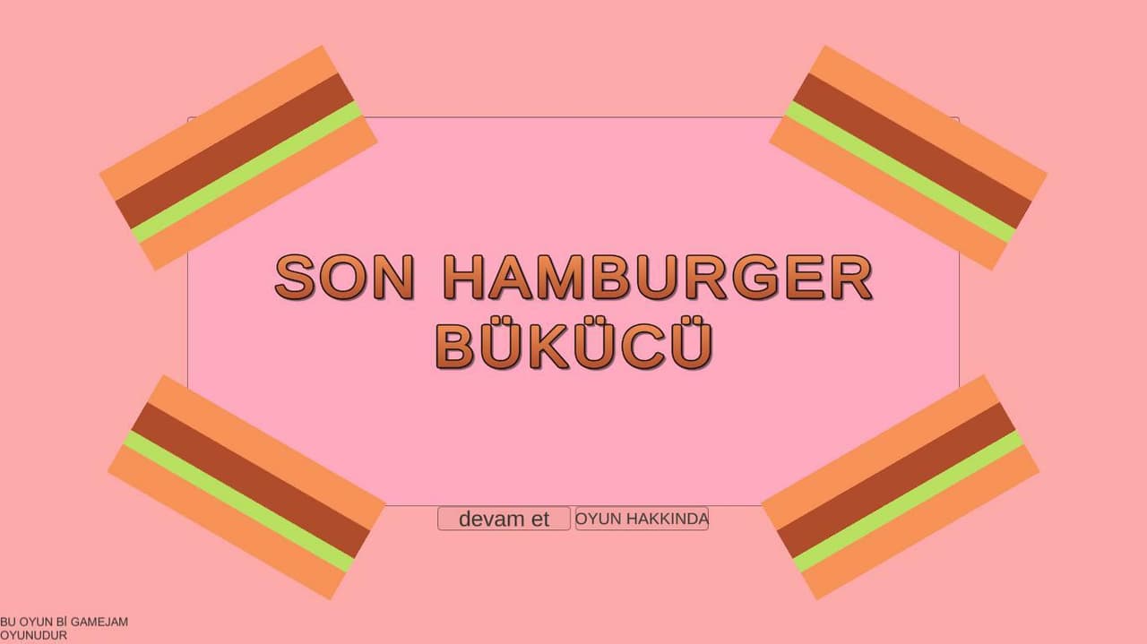 SON HAMBURGER BÜKÜCÜ screenshot 2