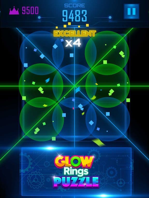 Glow Rings Puzzle screenshot 6