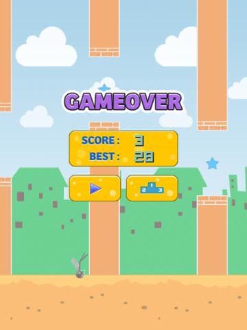 Sketchy Wings - the Flappy Stickman screenshot 4