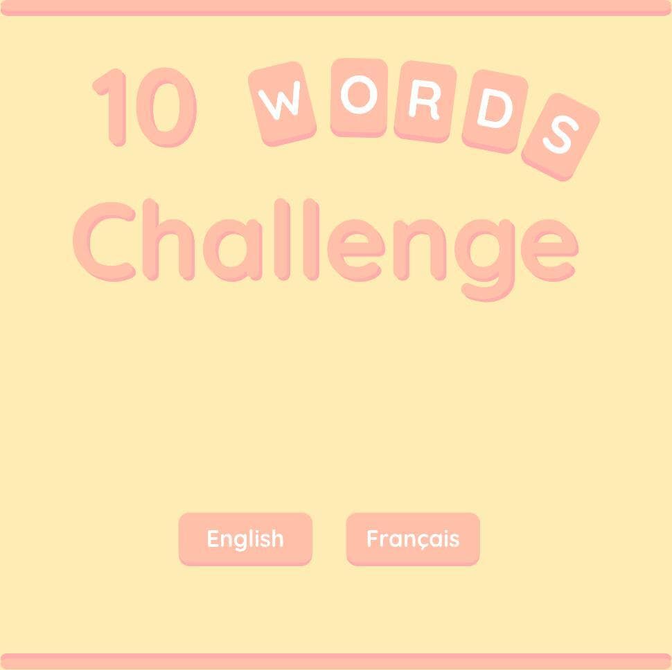10 Words Challenge screenshot 2
