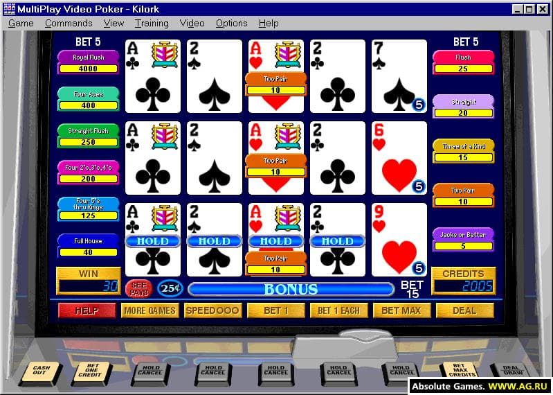MultiPlay Video Poker screenshot 5