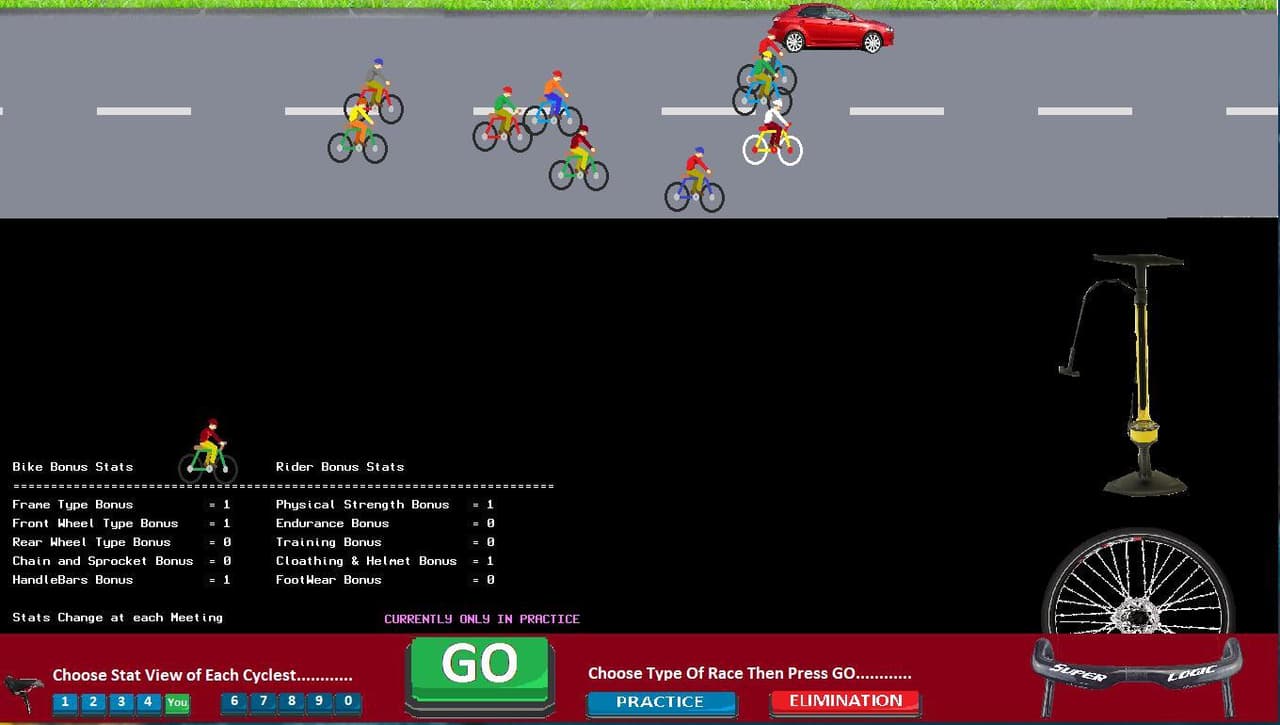 Time Waster Cycle Race Simulator