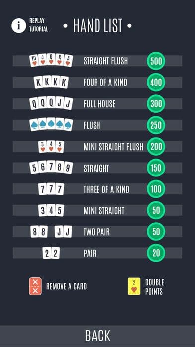 Sage Solitaire Poker screenshot 4