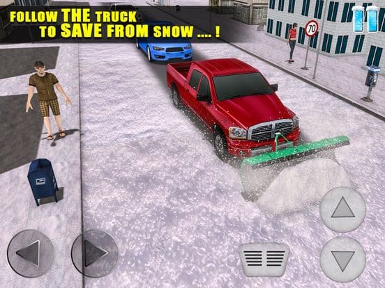 Snow Plow Truck Excavator Sim screenshot 4