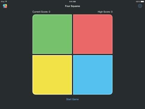 Four Squares - Classic Pattern Memorisation Game screenshot 2