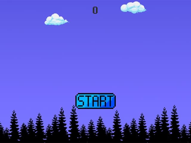 Flappy Blue Bird screenshot 2