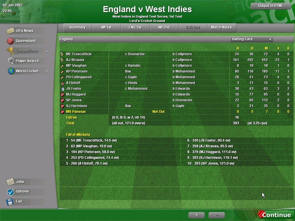 Cricket Coach 2007 screenshot 3