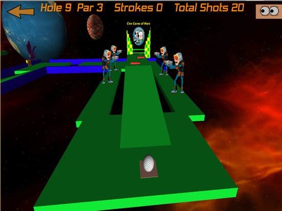 Crazy Golf In Space screenshot 2