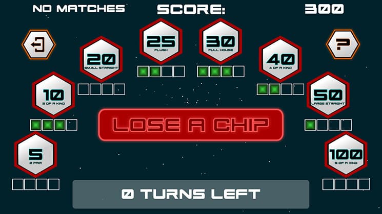 POKER DICE SOLITAIRE FUTURE screenshot 4