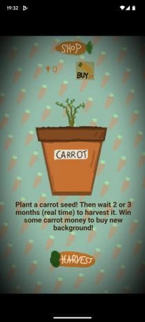 🥕 Grow a carrot! 🥕 screenshot 2