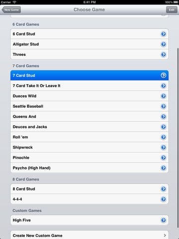 Custom Stud Poker Lite screenshot 4