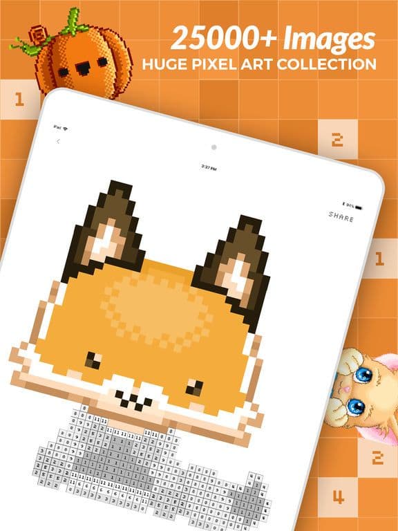 10k+ Color By Number Pixel Art screenshot 2