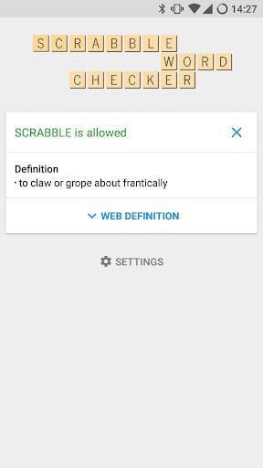 SCRABBLE Word Checker screenshot 2