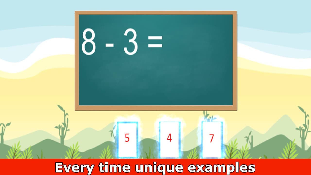 Game - Math 1, 2, 3 grade