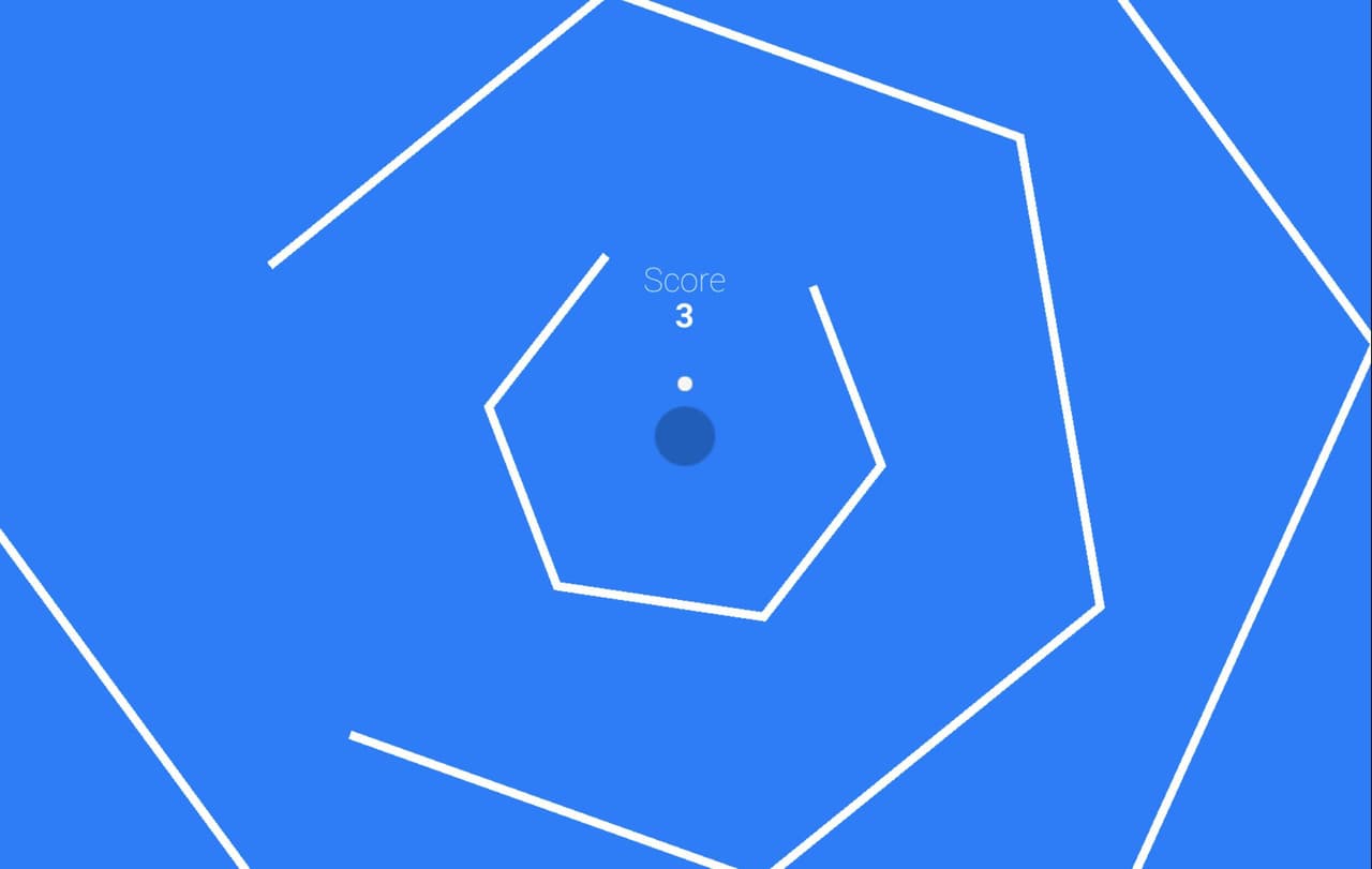 Avoid The Hexagons (Sk8rGames) screenshot 2