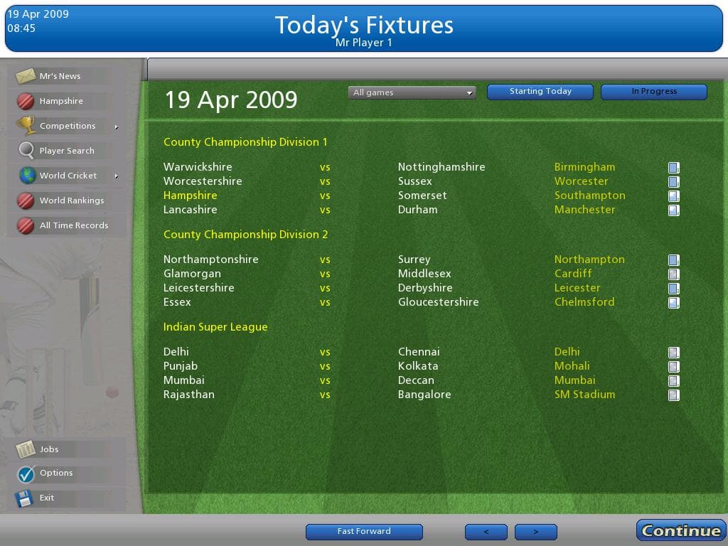 Cricket Coach 2009 screenshot 2
