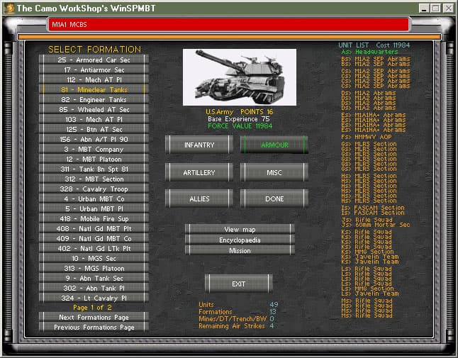 winSPMBT: Main Battle Tank screenshot 2