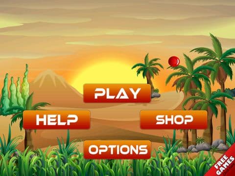 Red Ball Wipeout Bounce screenshot 2