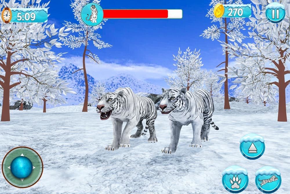 Wild White Tiger Family Simulator screenshot 2