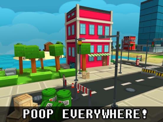 Poopy Bird AR: Poop and Run